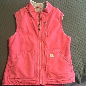 Carhartt Women’s faded red/pinkish color vest
